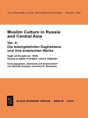 cover image of Muslim Culture in Russia and Central Asia